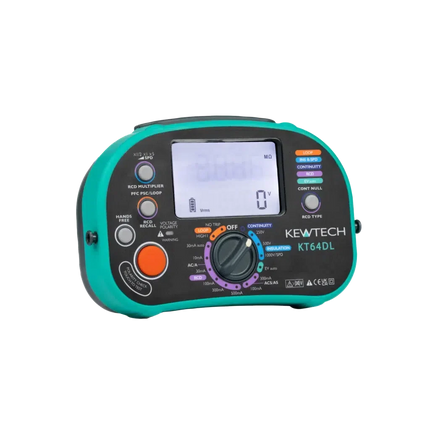 Kewtech KT64DL 6-in-1 Compact Multifunction Tester with EV & SPD testing
