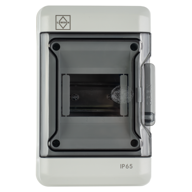 Lewden 4/65ENC 4 Module Polycarbonate IP65 Enclosure