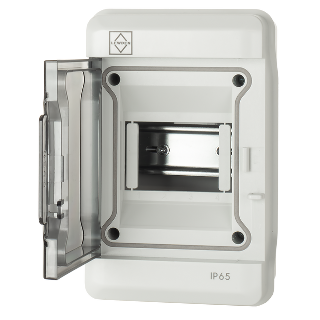 Lewden 4/65ENC 4 Module Polycarbonate IP65 Enclosure