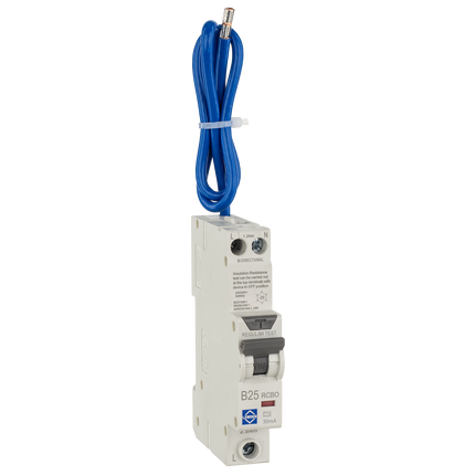 Lewden Compact Bidirectional RCBO Double Pole 30mA Switched Neutral