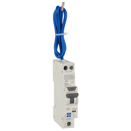 Lewden Compact Bidirectional RCBO Double Pole 30mA Switched Neutral