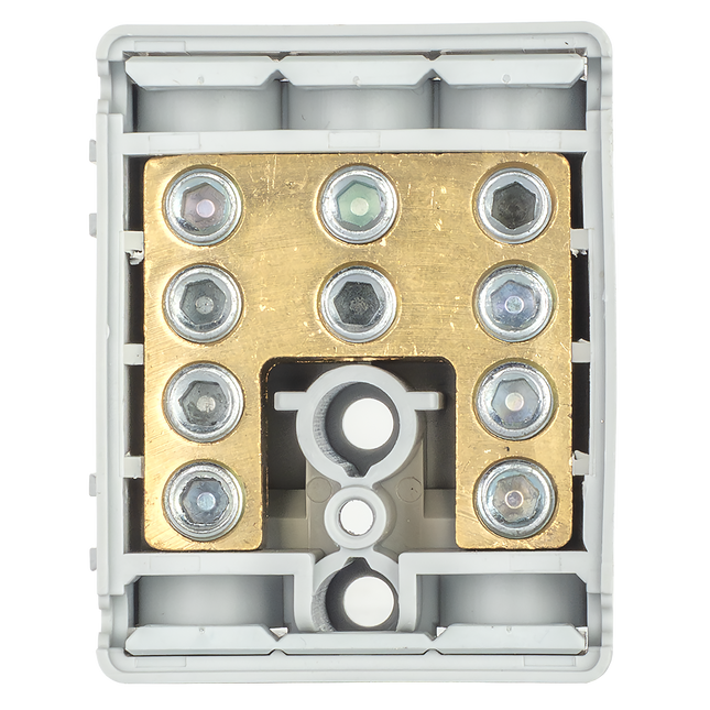 Lewden DT1005GY 100A Single Pole Connector Block Grey