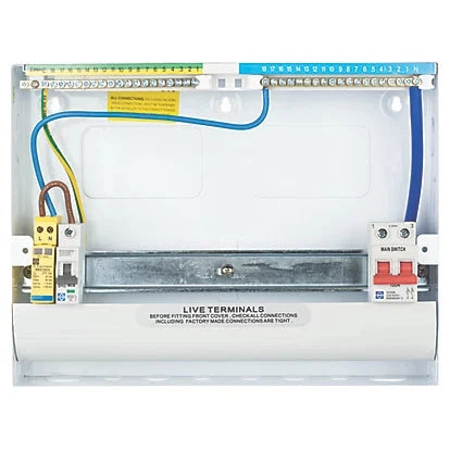 Lewden PRO-R14W-R1S 13 Usable Way Consumer Unit with Main Switch & Type 2 Surge