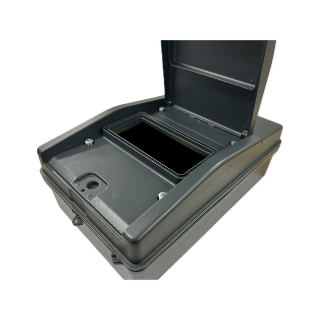 Lewden PRO65-CU06 IP65 6 Way Metal Enclosure Black