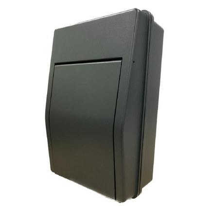 Lewden PRO65-CU06 IP65 6 Way Metal Enclosure Black